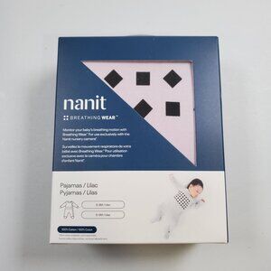 Nanit Breathing Wear Infant Pajamas Kids Size 6 -9 Months Lilac NWT Baby